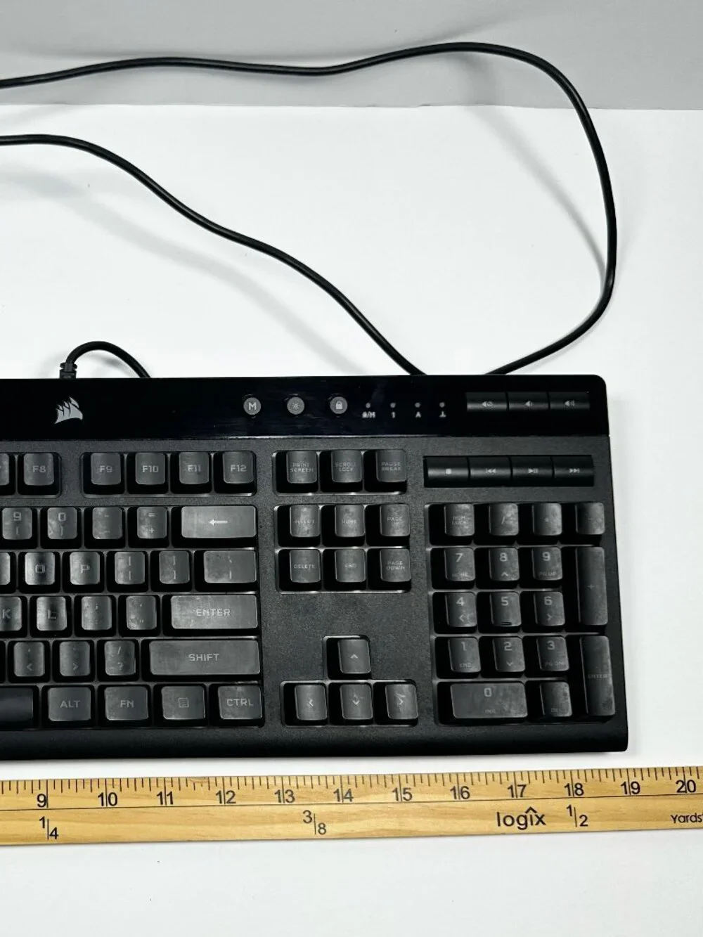 Corsair‎ K55 RGB PRO Wired Gaming Keyboard Black (CH-9226765-NA) Tested & Works